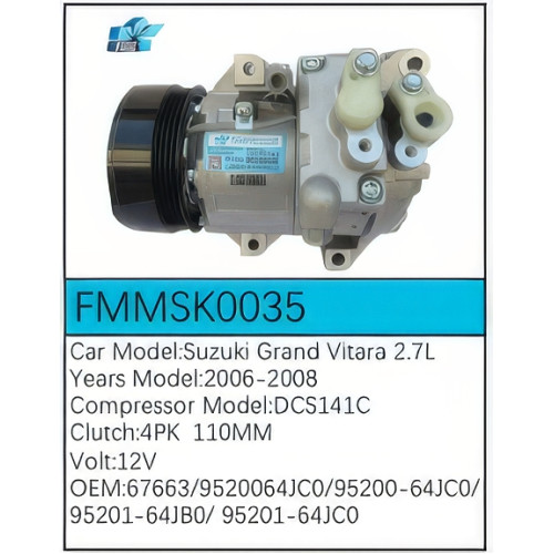 PartzBiz CE: -สำหรับคอมเพรสเซอร์ Suzuki - FMMSK0035 PartzBiz CE: -สำหรับคอมเพรสเซอร์ Suzuki - FMMSK0035