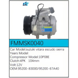 PartzBiz CE FMMSK0040 - Compressor for Suzuki - FMMSK0040 PartzBiz CE FMMSK0040 - Compressor for Suzuki - FMMSK0040