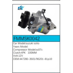 PartzBiz CE FMMSK0042 - Compressor for Suzuki - FMMSK0042 PartzBiz CE FMMSK0042 - Compressor for Suzuki - FMMSK0042