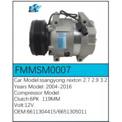 PartzBiz CE FMMSM0007 - Compressor for SsangYong - FMMSM0007 PartzBiz CE FMMSM0007 - Compressor for SsangYong - FMMSM0007