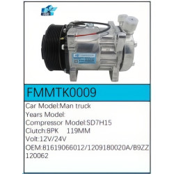 PartzBiz CE FMMTK0009 - Compressor for MAN - FMMTK0009 PartzBiz CE FMMTK0009 - Compressor for MAN - FMMTK0009