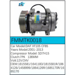 PartzBiz CE FMMTK0018 - Compressor for  DAF - FMMTK0018
