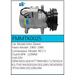 PartzBiz CE FMMTK0025 - สำหรับคอมเพรสเซอร์ John Deere - FMMTK0025 PartzBiz CE FMMTK0025 - สำหรับคอมเพรสเซอร์ John Deere - FMMTK0025