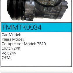 PartzBiz CE FMMTK0034 - Compressor FMMTK0034 PartzBiz CE FMMTK0034 - Compressor FMMTK0034