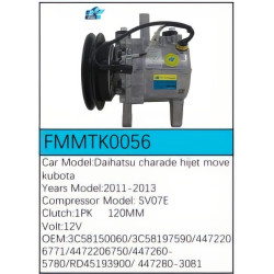 PartzBiz CE FMMTK0056 - Compressor for  Daihatsu - FMMTK0056