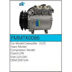PartzBiz CE FMMTK0086 - Compressor for  Caterpillar - FMMTK0086