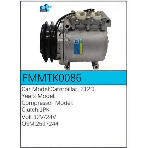 PartzBiz CE: -Compressor for Caterpillar - FMMTK0086 PartzBiz CE: -Compressor for Caterpillar - FMMTK0086