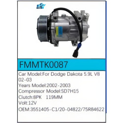 PartzBiz CE FMMTK0087 - Compressor for  Dodge - FMMTK0087