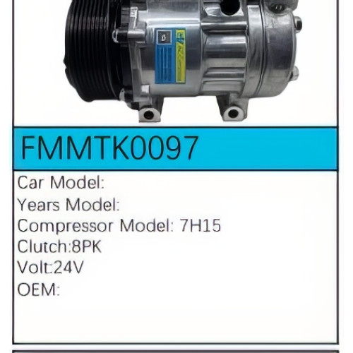 PartzBiz CE: -Compressor FMMTK0097 PartzBiz CE: -Compressor FMMTK0097