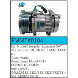 PartzBiz CE FMMTK0104 - Compressor for  Caterpillar - FMMTK0104