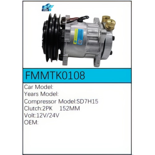 PartzBiz CE: -Compressor FMMTK0108 PartzBiz CE: -Compressor FMMTK0108