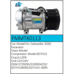 PartzBiz CE FMMTK0113 - Compressor for  Caterpillar - FMMTK0113