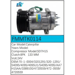 PartzBiz CE FMMTK0114 - Compressor for  Caterpillar - FMMTK0114