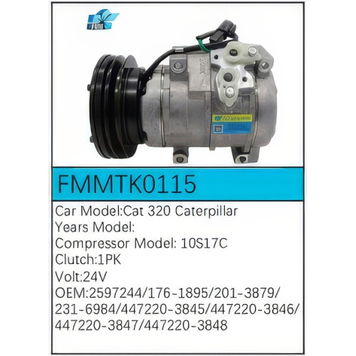 PartzBiz CE: -Compressor for Caterpillar - FMMTK0115 PartzBiz CE: -Compressor for Caterpillar - FMMTK0115