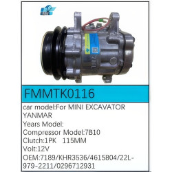 PartzBiz CE FMMTK0116 - Compressor for Mini - FMMTK0116 PartzBiz CE FMMTK0116 - Compressor for Mini - FMMTK0116
