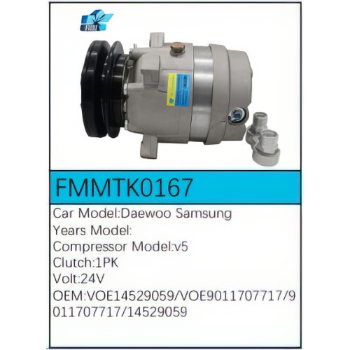 PartzBiz CE: -Compressor for Daewoo - FMMTK0167 PartzBiz CE: -Compressor for Daewoo - FMMTK0167