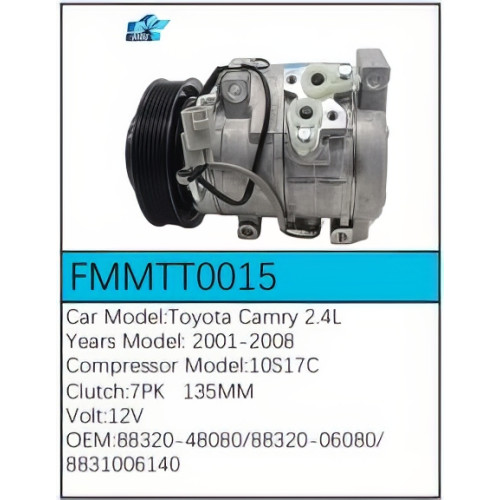 PartzBiz CE: -Compressor for Toyota - FMMTT0015 PartzBiz CE: -Compressor for Toyota - FMMTT0015