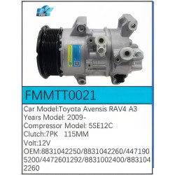 PartzBiz CE FMMTT0021 - Compressor for Toyota - FMMTT0021 PartzBiz CE FMMTT0021 - Compressor for Toyota - FMMTT0021