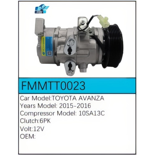 PartzBiz CE: -Compressor for Toyota - FMMTT0023 PartzBiz CE: -Compressor for Toyota - FMMTT0023
