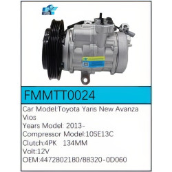 PartzBiz CE FMMTT0024 - Compressor for Toyota - FMMTT0024 PartzBiz CE FMMTT0024 - Compressor for Toyota - FMMTT0024