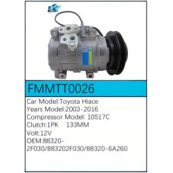 PartzBiz CE FMMTT0026 - Compressor for Toyota - FMMTT0026 PartzBiz CE FMMTT0026 - Compressor for Toyota - FMMTT0026