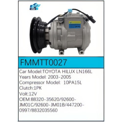 PartzBiz CE FMMTT0027 - Compressor for Toyota - FMMTT0027 PartzBiz CE FMMTT0027 - Compressor for Toyota - FMMTT0027