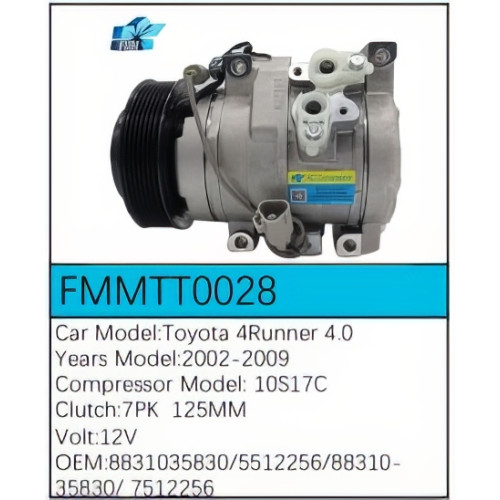PartzBiz CE: -Compressor for  Toyota - FMMTT0028