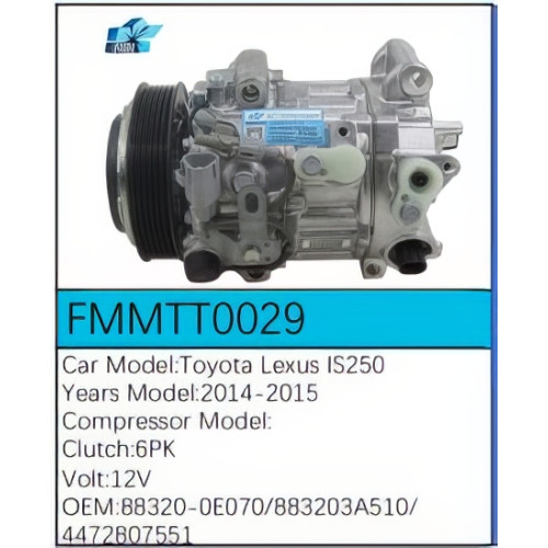 PartzBiz CE: -Compressor for Toyota - FMMTT0029 PartzBiz CE: -Compressor for Toyota - FMMTT0029