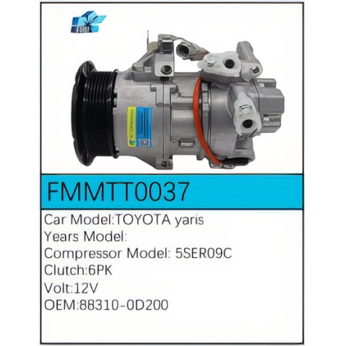 PartzBiz CE: -Compressor for Toyota - FMMTT0037 PartzBiz CE: -Compressor for Toyota - FMMTT0037