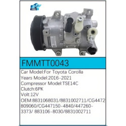 PartzBiz CE FMMTT0043 - Compressor for Toyota - FMMTT0043 PartzBiz CE FMMTT0043 - Compressor for Toyota - FMMTT0043