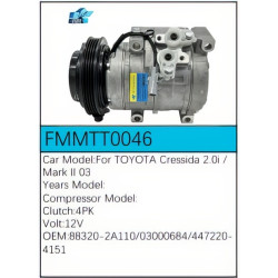 PartzBiz CE FMMTT0046 - Compressor for Toyota - FMMTT0046 PartzBiz CE FMMTT0046 - Compressor for Toyota - FMMTT0046