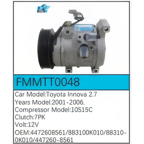 PartzBiz CE: -Compressor for Toyota - FMMTT0048 PartzBiz CE: -Compressor for Toyota - FMMTT0048