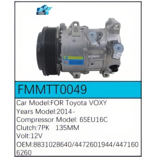 PartzBiz CE: -Compressor for Toyota - FMMTT0049 PartzBiz CE: -Compressor for Toyota - FMMTT0049