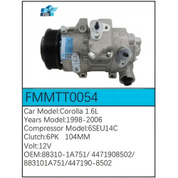 PartzBiz CE FMMTT0054 - Compressor for Toyota - FMMTT0054 PartzBiz CE FMMTT0054 - Compressor for Toyota - FMMTT0054
