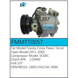 PartzBiz CE FMMTT0057 - Compressor for Toyota - FMMTT0057 PartzBiz CE FMMTT0057 - Compressor for Toyota - FMMTT0057