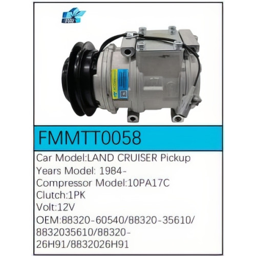 PartzBiz CE: -Compressor for Toyota - FMMTT0058 PartzBiz CE: -Compressor for Toyota - FMMTT0058
