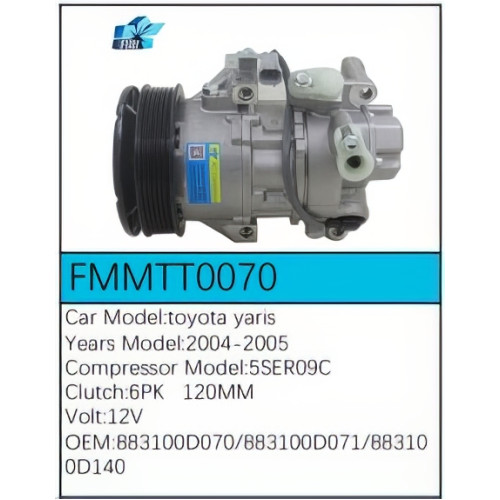 PartzBiz CE: -Compressor for  Toyota - FMMTT0070
