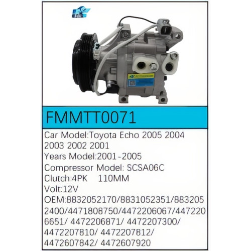 PartzBiz CE: -Compressor for  Toyota - FMMTT0071