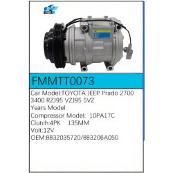 PartzBiz CE FMMTT0073 - Compressor for Toyota - FMMTT0073 PartzBiz CE FMMTT0073 - Compressor for Toyota - FMMTT0073