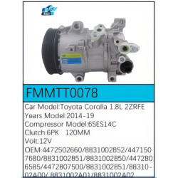 PartzBiz CE FMMTT0078 - Compressor for Toyota - FMMTT0078 PartzBiz CE FMMTT0078 - Compressor for Toyota - FMMTT0078