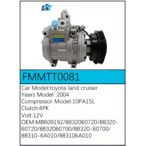 PartzBiz CE: -Compressor for Toyota - FMMTT0081 PartzBiz CE: -Compressor for Toyota - FMMTT0081