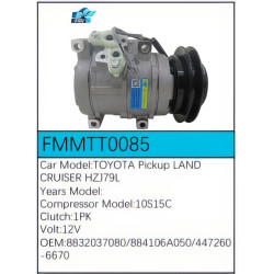 PartzBiz CE FMMTT0085 - Compressor for Toyota - FMMTT0085 PartzBiz CE FMMTT0085 - Compressor for Toyota - FMMTT0085