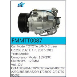 PartzBiz CE FMMTT0087 - Compressor for Toyota - FMMTT0087 PartzBiz CE FMMTT0087 - Compressor for Toyota - FMMTT0087