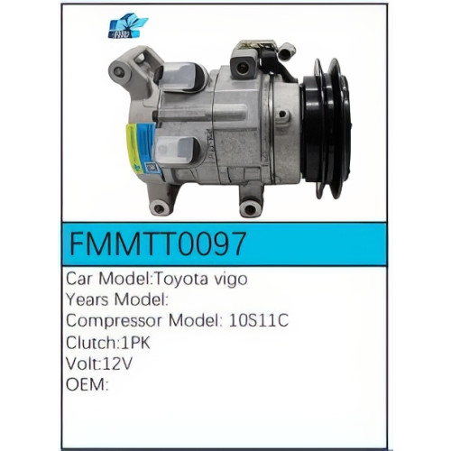 PartzBiz CE: -Compressor for Toyota - FMMTT0097 PartzBiz CE: -Compressor for Toyota - FMMTT0097