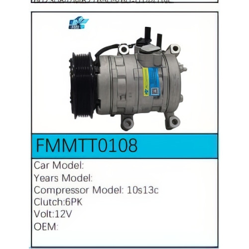 PartzBiz CE: -Compressor for Toyota - FMMTT0108 PartzBiz CE: -Compressor for Toyota - FMMTT0108