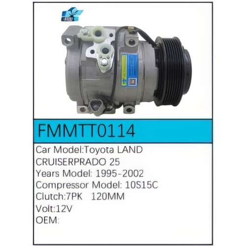 PartzBiz CE: -สำหรับคอมเพรสเซอร์ Toyota - FMMTT0114 PartzBiz CE: -สำหรับคอมเพรสเซอร์ Toyota - FMMTT0114