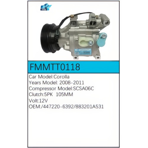 PartzBiz CE: -Compressor for  Toyota - FMMTT0118