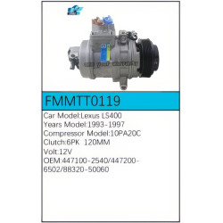 PartzBiz CE FMMTT0119 - Compressor for Toyota - FMMTT0119 PartzBiz CE FMMTT0119 - Compressor for Toyota - FMMTT0119