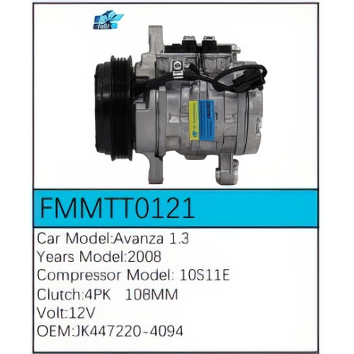 PartzBiz CE: -Compressor for Toyota - FMMTT0121 PartzBiz CE: -Compressor for Toyota - FMMTT0121