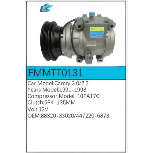 PartzBiz CE: -Compressor for Toyota - FMMTT0131 PartzBiz CE: -Compressor for Toyota - FMMTT0131
